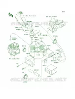 Fuel Evaporative System pour Kawasaki KLR250 1998