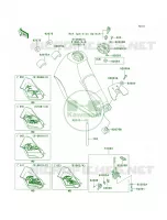Fuel Tank pour Kawasaki KLR250 1998