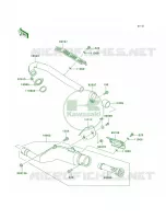 Mufflers pour Kawasaki KLR250 1998