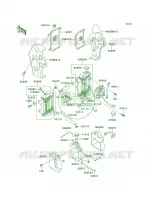 Radiator pour Kawasaki KLR250 1998