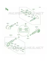 Turn Signals pour Kawasaki KLR250 1998