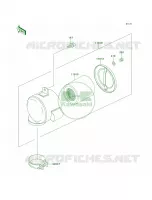 Air Cleaner pour Kawasaki KE100 1997