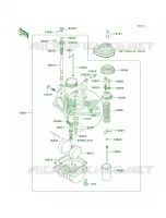 CarburetorCNKE100 B16 pour Kawasaki KE100 1997