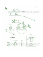 Chassis Electrical Equipment pour Kawasaki KE100 1997