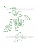 Engine Covers pour Kawasaki KE100 1997