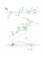 Gear Change Mechanism pour Kawasaki KE100 1997