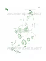 Kickstarter Mechanism pour Kawasaki KE100 1997