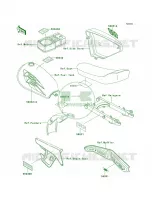 LabelsKE100 B18 pour Kawasaki KE100 1997