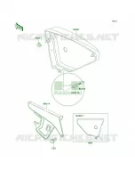 Side CoversChain Cover pour Kawasaki KE100 1997