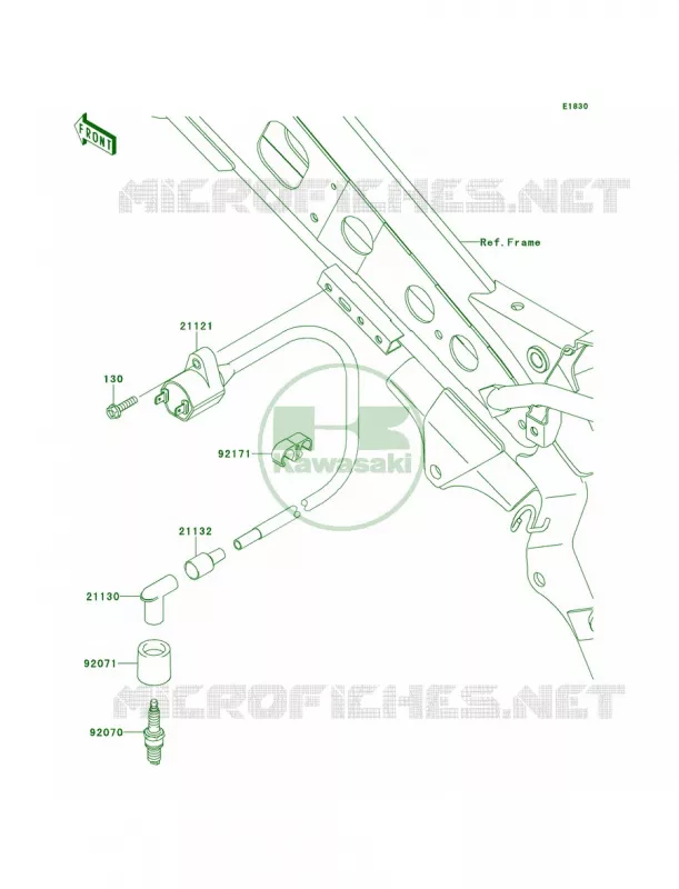 Ignition System Kawasaki MOTOS 110 2010 KLX110  KLX110CAF