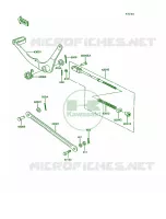 Brake Pedal pour Kawasaki KE100 1993