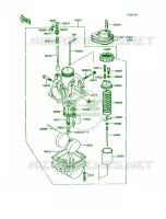 Carburetor pour Kawasaki KE100 1993