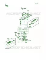 Footrests pour Kawasaki KE100 1993