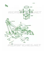 Frame Fittings pour Kawasaki KE100 1993