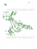 Frame pour Kawasaki KE100 1993