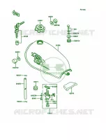 Fuel TankKE100 B15 pour Kawasaki KE100 1993