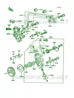 Oil Pump pour Kawasaki KE100 1993