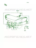 Seat pour Kawasaki KE100 1993