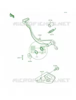 Brake Pedal pour Kawasaki KLX650R 1993