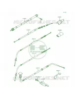 Cables pour Kawasaki KLX650R 1993