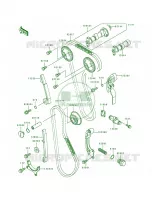 CamshaftsTensioner pour Kawasaki KLX650R 1993