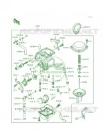 Carburetor pour Kawasaki KLX650R 1993