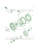 Clutch pour Kawasaki KLX650R 1993