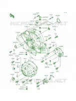 Engine Covers pour Kawasaki KLX650R 1993
