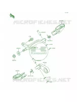 Footrests pour Kawasaki KLX650R 1993
