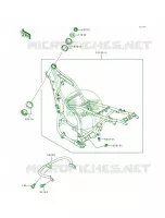 Frame pour Kawasaki KLX650R 1993