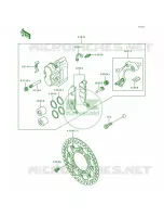 Front Brake pour Kawasaki KLX650R 1993