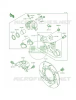 Rear Brake pour Kawasaki KLX650R 1993