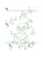 Reflectors pour Kawasaki KLX650R 1993