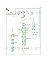 Shock Absorbers pour Kawasaki KLX650R 1993