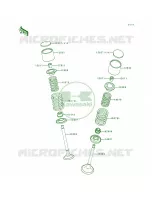 Valves pour Kawasaki KLX650R 1993