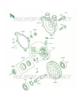 Water Pump pour Kawasaki KLX650R 1993