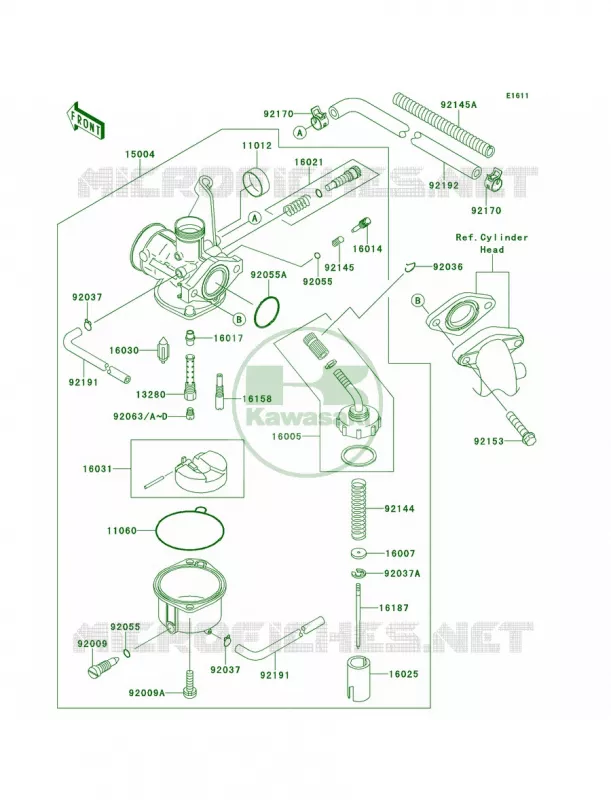 Carburetor Kawasaki MOTOS 110 2010 KLX110L  KLX110DAF