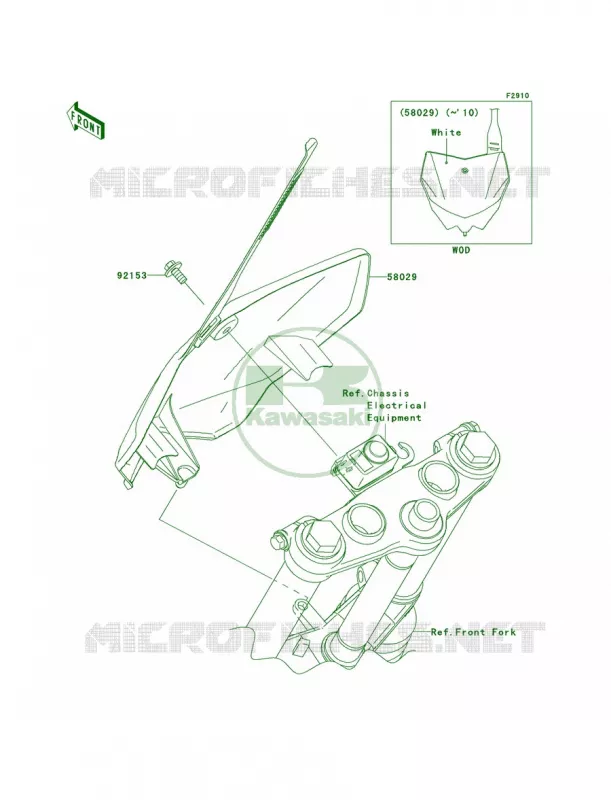 Accessory Kawasaki MOTOS 140 2010 KLX140L  KLX140BAF