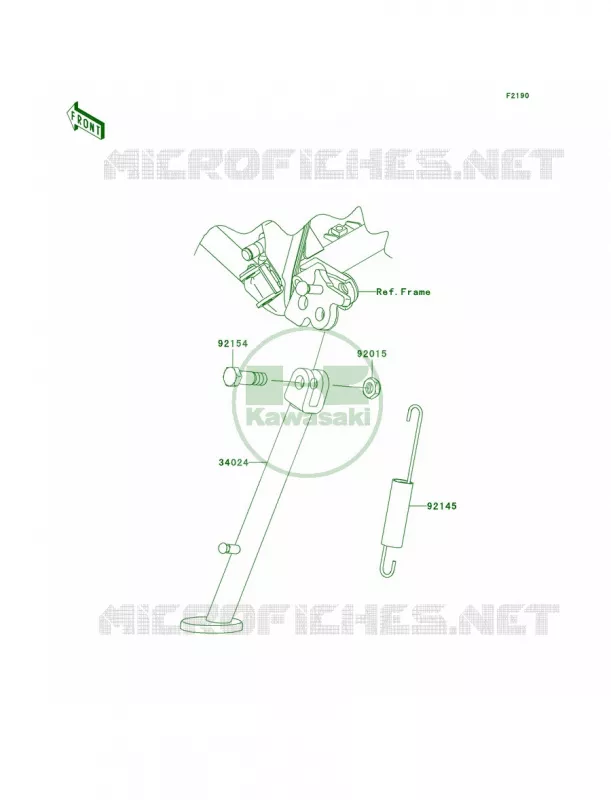 Stands Kawasaki MOTOS 140 2010 KLX140L  KLX140BAF