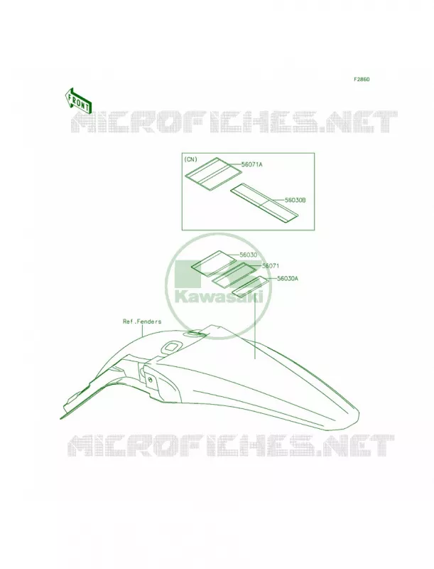 Labels Kawasaki MOTOS 450 2015 KX450F  KX450FFF