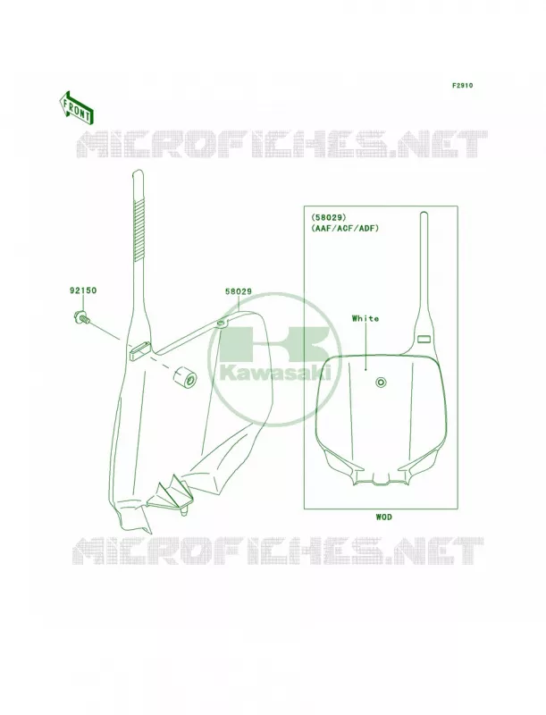 Accessory Kawasaki MOTOS 85 2013 KX85  KX85ADF