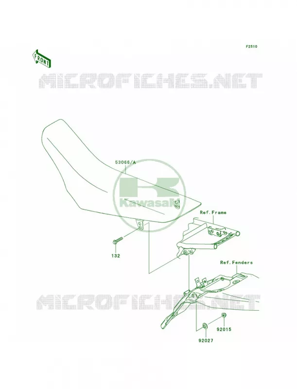 Seat Kawasaki MOTOS 140 2009 KLX140  KLX140A9F