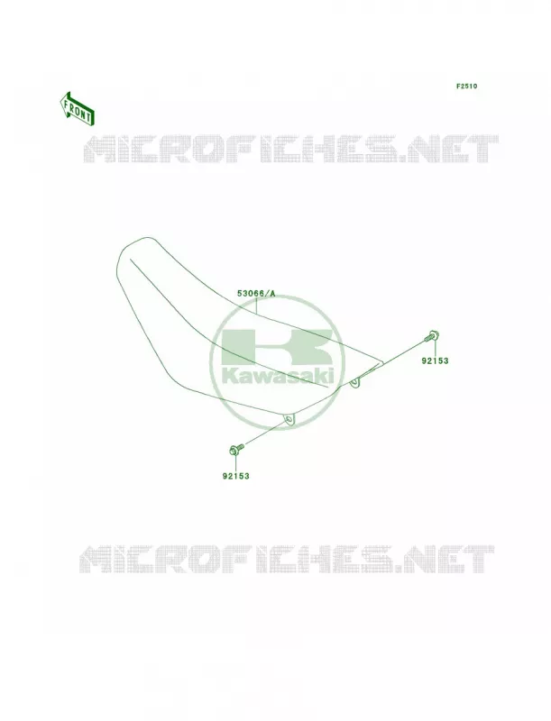 Seat Kawasaki MOTOS 65 2013 KX65   KX65ADF