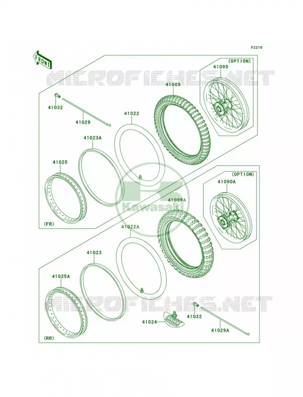 WheelsTires Kawasaki MOTOS 65 2013 KX65   KX65ADF