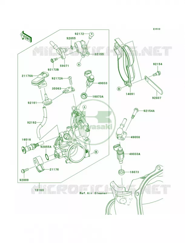 Throttle Kawasaki MOTOS 250 2012 KX250F  KX250YCF