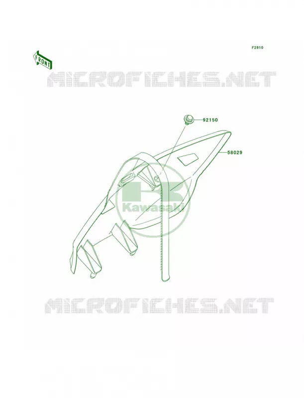 Accessory Kawasaki MOTOS 450 2011 KX450F  KX450EBF
