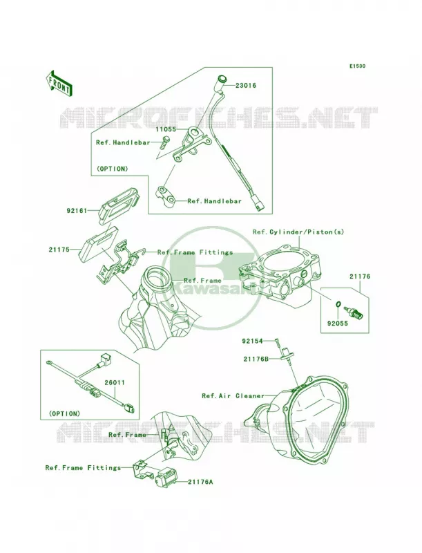 Fuel Injection Kawasaki MOTOS 450 2011 KX450F  KX450EBF