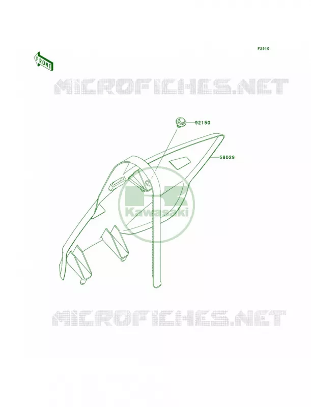 Accessory Kawasaki MOTOS 250 2011 KX250F  KX250YBF