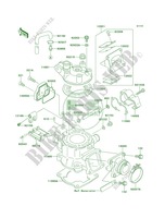Cylinder HeadCylinder pour Kawasaki KX85 2011