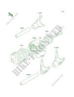 Gear Change DrumShift Forks pour Kawasaki KX85 2011